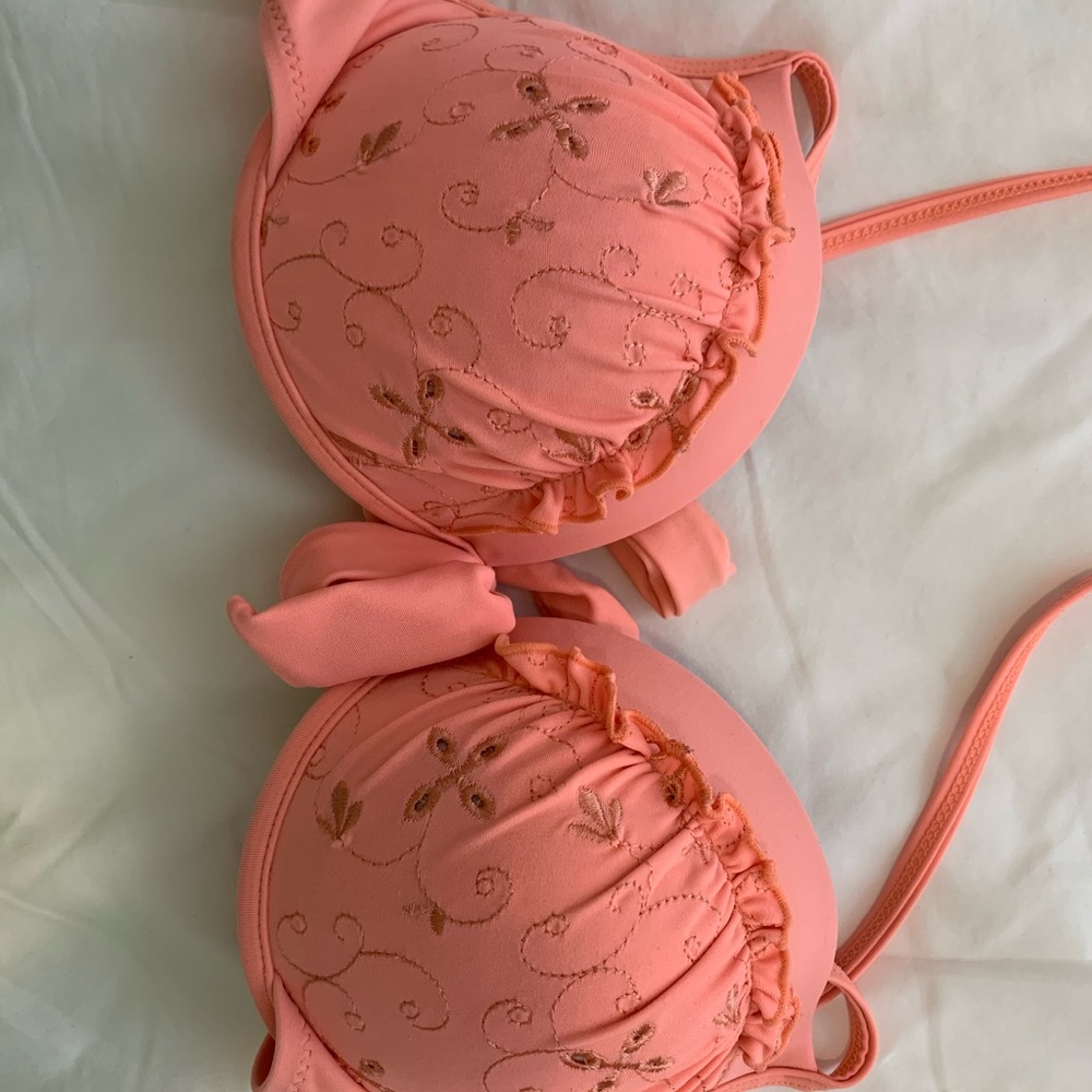 Italian peach Bikini Top